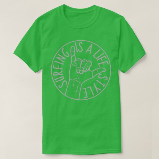 Shaka Surf Handtekening T-shirt (Design voorkant)