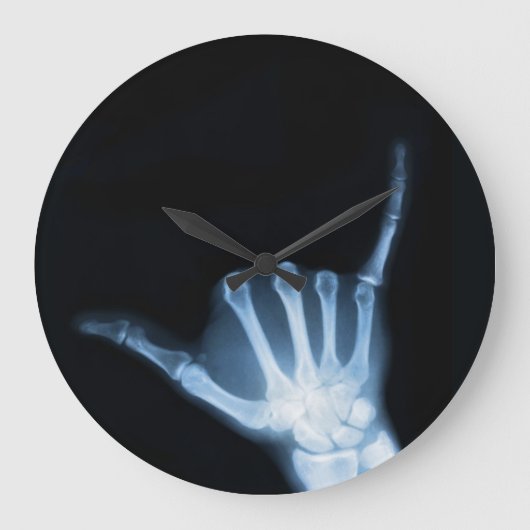 Shaka Teken X-Ray (Ontspan) Grote Klok (Voorkant)