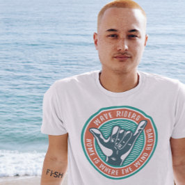 Shaka Zomer Strand Surfen Surfer T-shirt