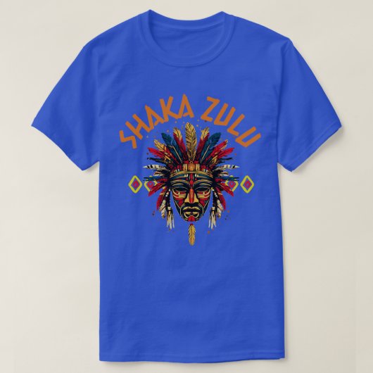 Shaka Zulu T-shirt (Design voorkant)