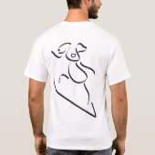 ShakaDog Surf Dog T-shirt (Achterkant)
