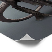 Shakal het halfgevormde Poster (Hoek)