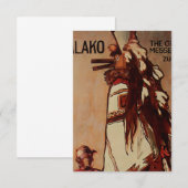 "Shakalo" Western Art By Gerald Cassidy Bedankkaart (Voorkant / Achterkant)