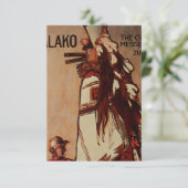 “Shakalo” Westerse kunst van Gerald Cassidy Bedankkaart (Staand voorkant)