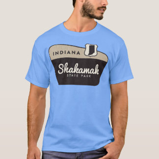 Shakamak State Park Indiana Welkomstbord T-shirt