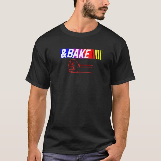 Shake and Bake Family Dad Daughter Son Matching T-shirt (Voorkant)