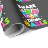 Shake Die Balls Funny Bingo Cadeaupapier (Rol Hoek)
