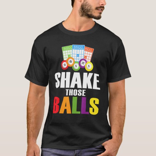 Shake Die Balls Funny Bingo Funny Bingo 1 T-shirt (Voorkant)