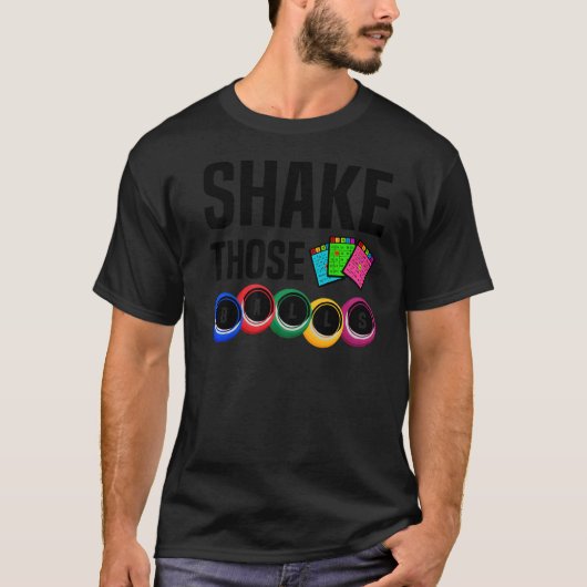 Shake Die Balls Funny Bingo Funny Bingo 5 T-shirt (Voorkant)