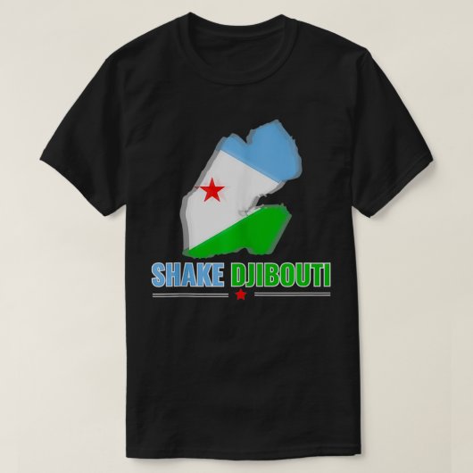 Shake Djibouti T-shirt (Design voorkant)