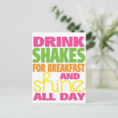 Shake en Shine Briefkaart (Staand voorkant)