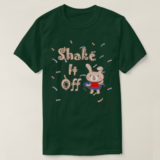 Shake If Off Bunny Hula Hoop T-shirt (Design voorkant)