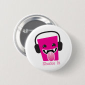 Shake it kawaii DJ Ronde Button 5,7 Cm (Voorkant /achterkant)