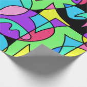 Shake It Up (op zwart) Cadeaupapier (Hoek)