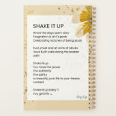 Shake It Up - Verheffende Motivatie poëzie Planner (Achterkant)
