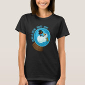 Shake Me Up Snowman Snow globe T-shirt (Voorkant)