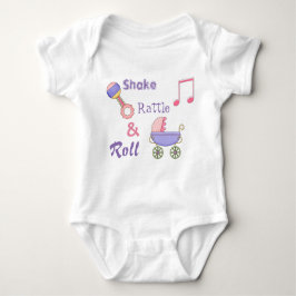 Shake Rattle and Roll Baby Girl's Bodysuit