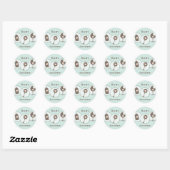 Shake Rattle en Roll Ronde Sticker (Vel)