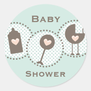 Shake Rattle en Roll Ronde Sticker