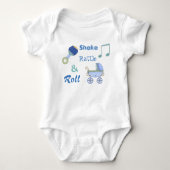 Shake Rattle & Roll Baby Boy's Bodysuit (Voorkant)