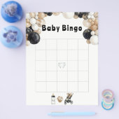 Shake, Rattle, Roll & Balloon Arch Baby Bingo Flyer (Enkel)