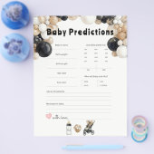 Shake, Rattle, Roll & Balloonboog Babyvoorspelling Flyer (Enkel)
