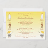 Shake Rattle Roll Neutral Gender Baby shower Kaart (Achterkant)