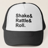 Shake Rattle & Roll | Spirit of Rock N' Roll Music Trucker Pet (Voorkant)