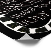 Shake Senora Grappig Halloween Poster (Hoek)