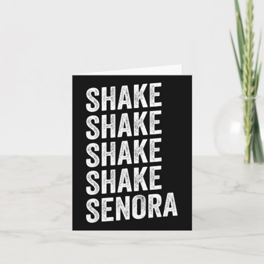 Shake Senora Halloween Kaart (Voorkant)