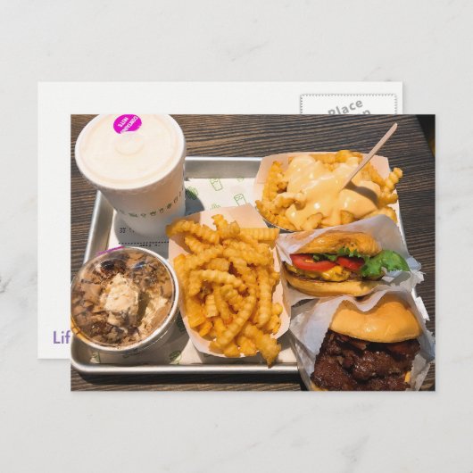 Shake Shack Briefkaart (Voorkant / Achterkant)
