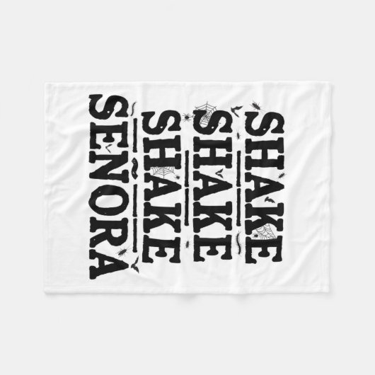 Shake Shake Retro  Grappig Halloween Sp Fleece Deken (Voorkant (Horizontaal))