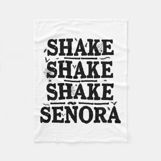 Shake Shake Retro  Grappig Halloween Sp Fleece Deken (Voorkant)