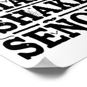 Shake Shake Retro  Grappig Halloween Sp Poster (Hoek)