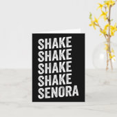 Shake Shake Senora Halloween Kaart (Gele Bloem)