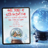 Shake Things Up Holiday Fun, Snow Globe Fox Kaart