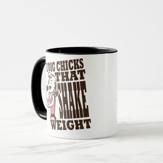 Shake Weight Funny Coffee Mok (Voorkant links)