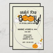 Shake Your Booty Halloween Party Uitnodiging (Voorkant / Achterkant)
