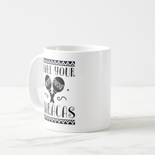 Shake Your Maracas Koffiemok (Voorkant links)