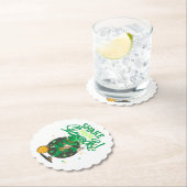 Shake your shamrock, St Patricks day, Slainte Kartonnen Onderzetters (Insitu)