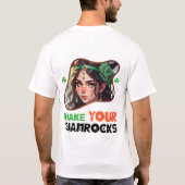 Shake Your Shamrocks - Green Glow Dance Party T-shirt (Achterkant)