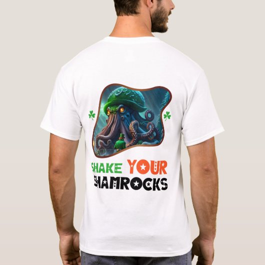 Shake Your Shamrocks - Shimmering Shamrock Ball T-shirt (Achterkant)