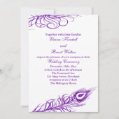 Shake your Tail Feathers Wedding Invitation 2 Kaart (Voorkant)