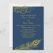 Shake your Tail Feathers Wedding Invitation Kaart (Voorkant)