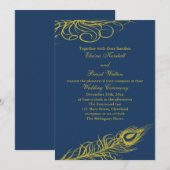 Shake your Tail Feathers Wedding Invitation Kaart (Voorkant / Achterkant)