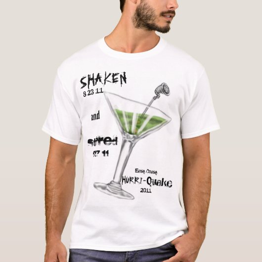 Shaken en Stirred T-shirt (Voorkant)