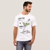 Shaken en Stirred T-shirt (Voorkant volledig)