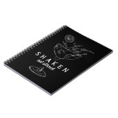 Shaken Martinis Drink Alcohol Funny Bartender Notitieboek (Linkerzijde)