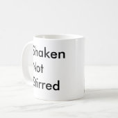 Shaken niet Stirred Koffiemok (Voorkant links)