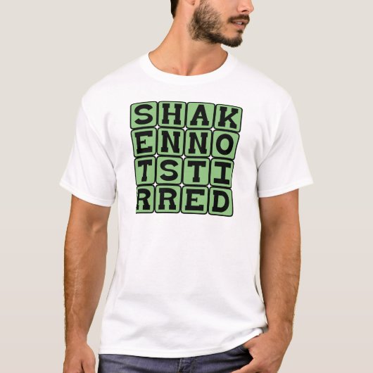 Shaken Not Stirred, Martini Preference T-shirt (Voorkant)